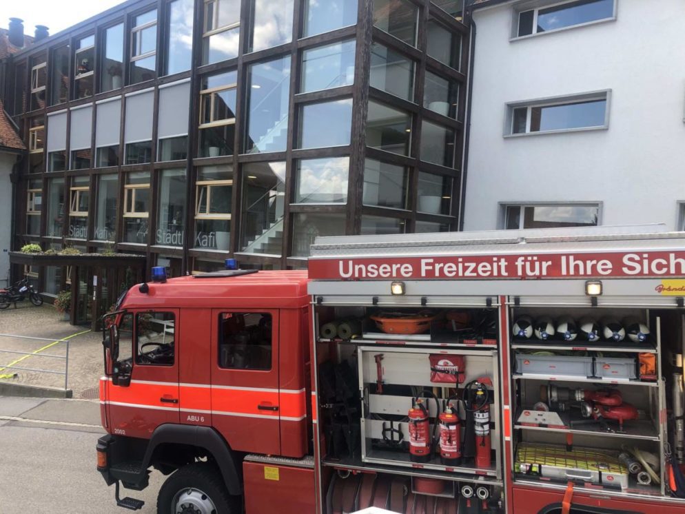 Ventilator-Brand in Altenheim in Berneck: Bewohnerin im Spital