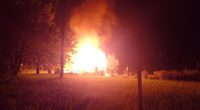 Gartenhaus in Winterthur durch Feuerwerk abgebrannt