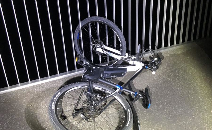 Sevelen SG - E-Biker zu Boden gestürzt