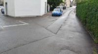 Unfall zwischen Elektrofahrzeug und Auto in Steinach SG