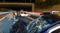 A2, Luzern: Unfall zwischen vier Autos fordert fünf Verletzte