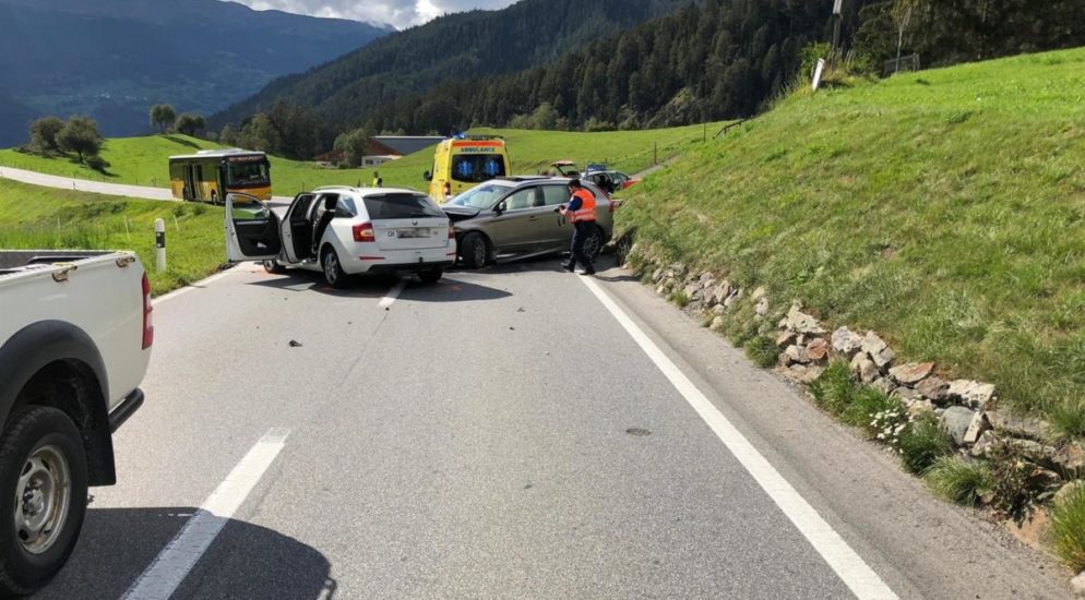 Unfall Graubünden verletzt