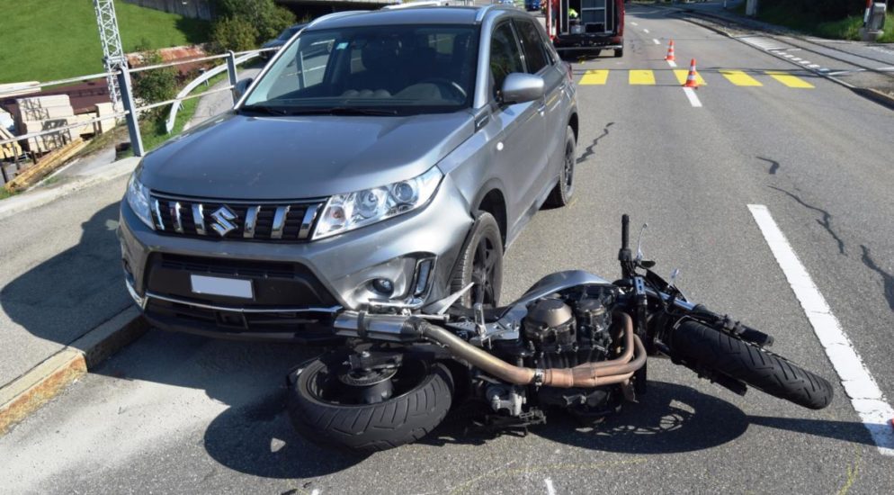 Unfall Motorrad Appenzell