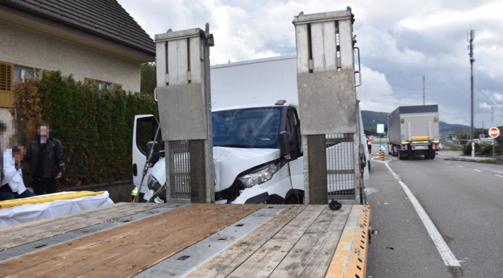 Unfall in Gretzenbach SO - Zwei Verletzte und Sachschaden