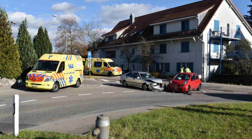 Vortritt missachtet - Unfall mit zwei Verletzten in Fulenbach SO