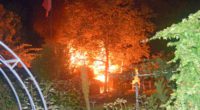 Gartenhaus in Brand