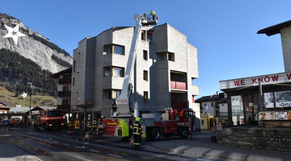 Brand in einer Bäckerei in Flims