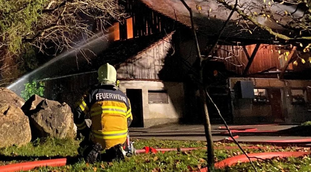 Buhwil TG: Bauernhaus in Brand geraten