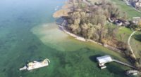 Bielersee BE - Pfahlbaufundstelle durch Erosion des Seegrunds und des Ufers gefährdet