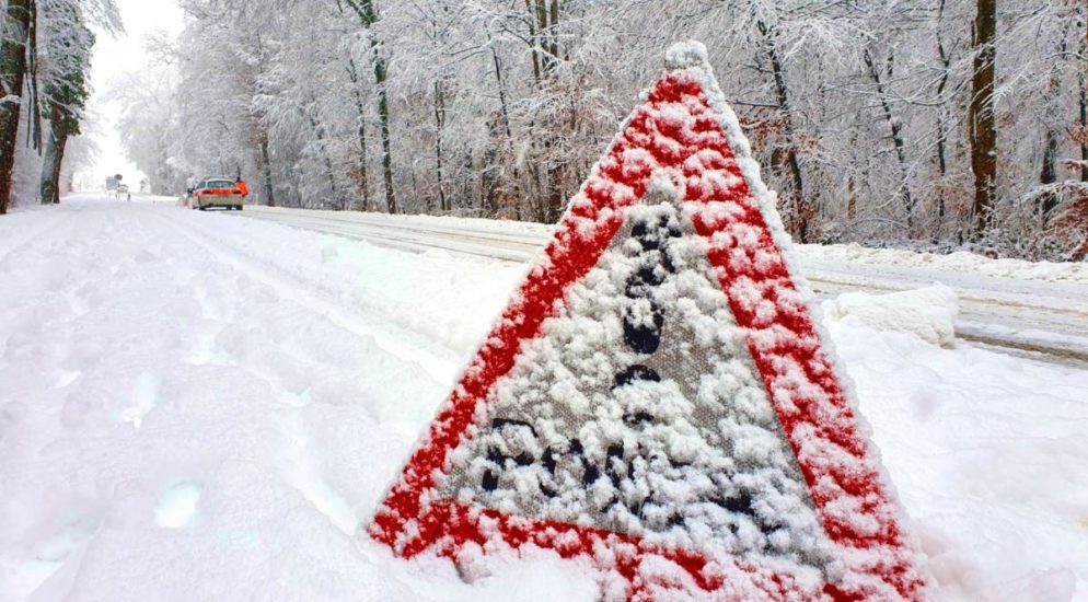 Kanton BL: 20 Unfälle wegen starken Schneefällen