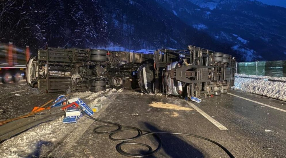 Seedorf: Autobahn A2 nach Unfall gesperrt