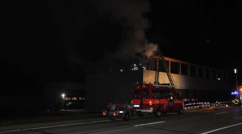 Bettlach SO: Garagenneubau in Brand geraten