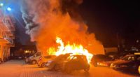Pratteln BL: Neun Autos stehen plötzlich in Flammen