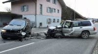 Ettiswil LU: Heftiger Verkehrsunfall zwischen zwei PW