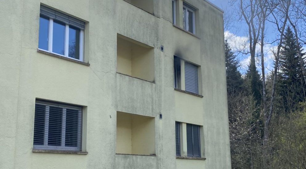 Rombach, Küttigen AG: Wohnung nach Brand unbewohnbar