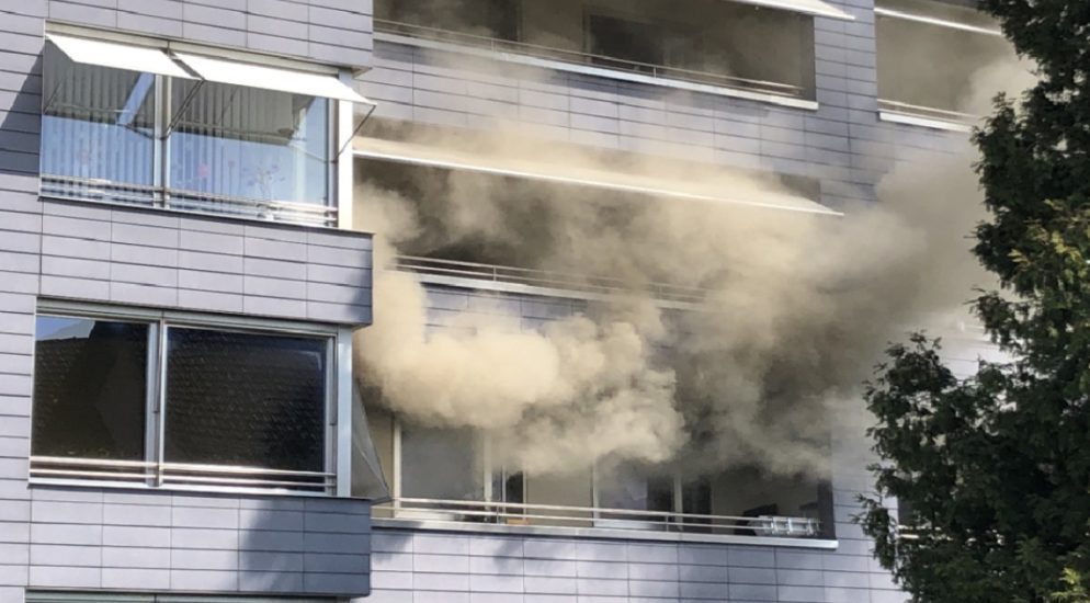 Zimmerbrand in einem Haus in Volketswil