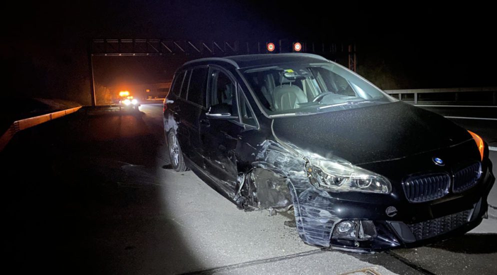 Cham: Selbstunfall auf der Autobahn