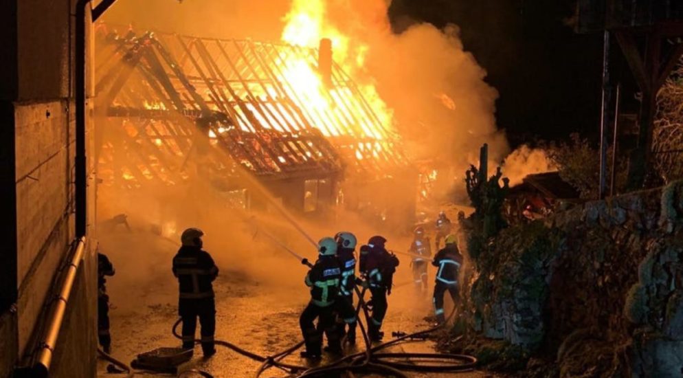 Rumisberg BE: Scheune in Brand geraten