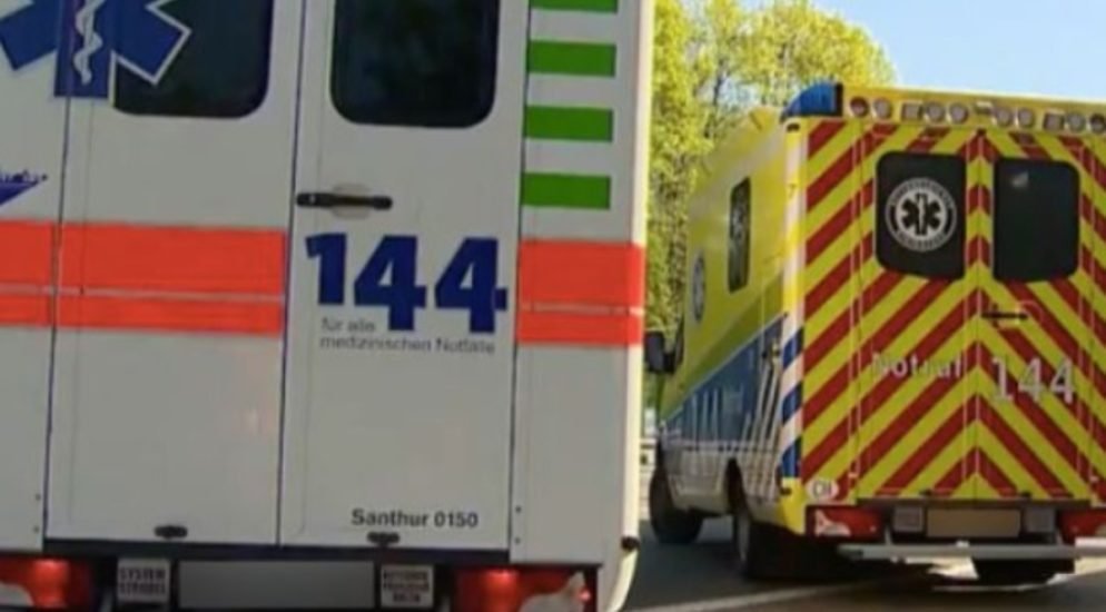 Steffisburg BE - Holzschopf-Brand fordert Verletzte