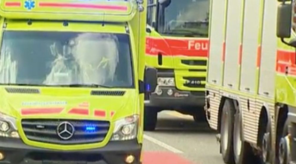 Verletzte Feuerwehrmänner bei Einsatz in Enggistein BE