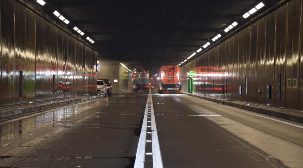 Gotthardstrassentunnel für Unterhaltsarbeiten gesperrt