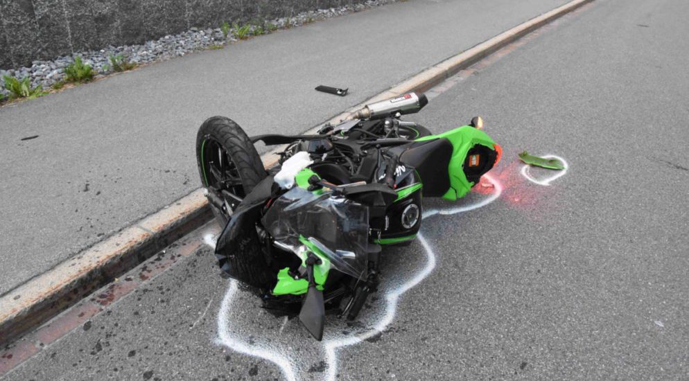 Motorradunfall in Sargans SG fordert Schwerverletzten (29)
