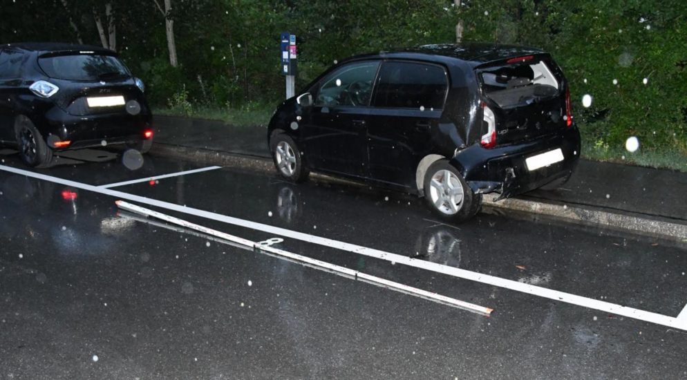 Chur GR - Verkehrsunfall auf der Felsenaustrasse
