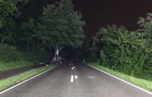 Kloten ZH - Herrschaft über Fahrzeug verloren und gegen Baum geprallt