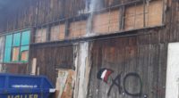 Menziken AG - Grosser Sachschaden nach Lagerhallenbrand
