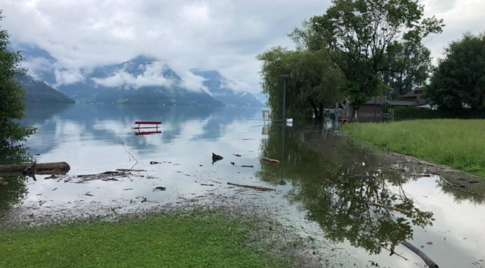 Hochwasser Nidwalden NW: Strassensperrungen und Wassersportverbote