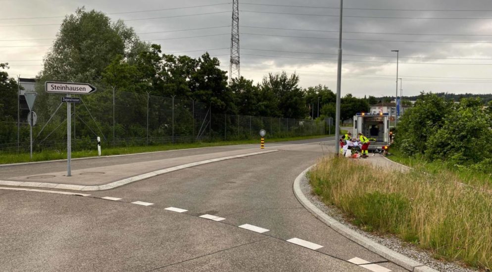Steinhausen ZG: Verkehrsunfall zwischen Lernfahrer und Fahrradlenker
