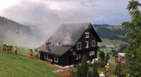 Ferienhaus in Nesslau SG fängt Feuer
