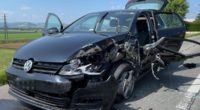 Verkehrsunfall in Wauwil LU: Mann erheblich verletzt ins Spital geflogen