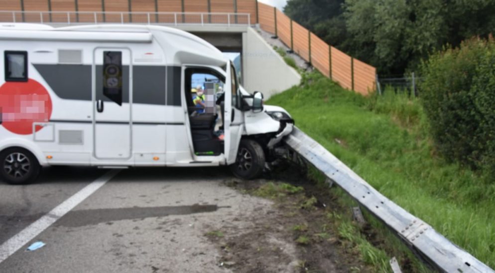 Zwei Verletzte Personen nach Verkehrsunfall auf der Autobahn N13 in Bad-Ragaz