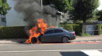 Fahrzeugbrand in Sursee LU