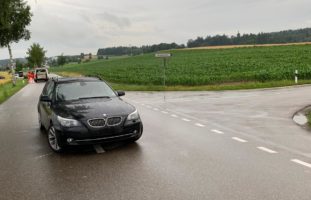Verkehrsunfall in Thalheim an der Thur ZH: Töfffahrer schwer verletzt