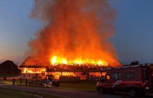 Heldswil TG - Scheune bei Brand zerstört