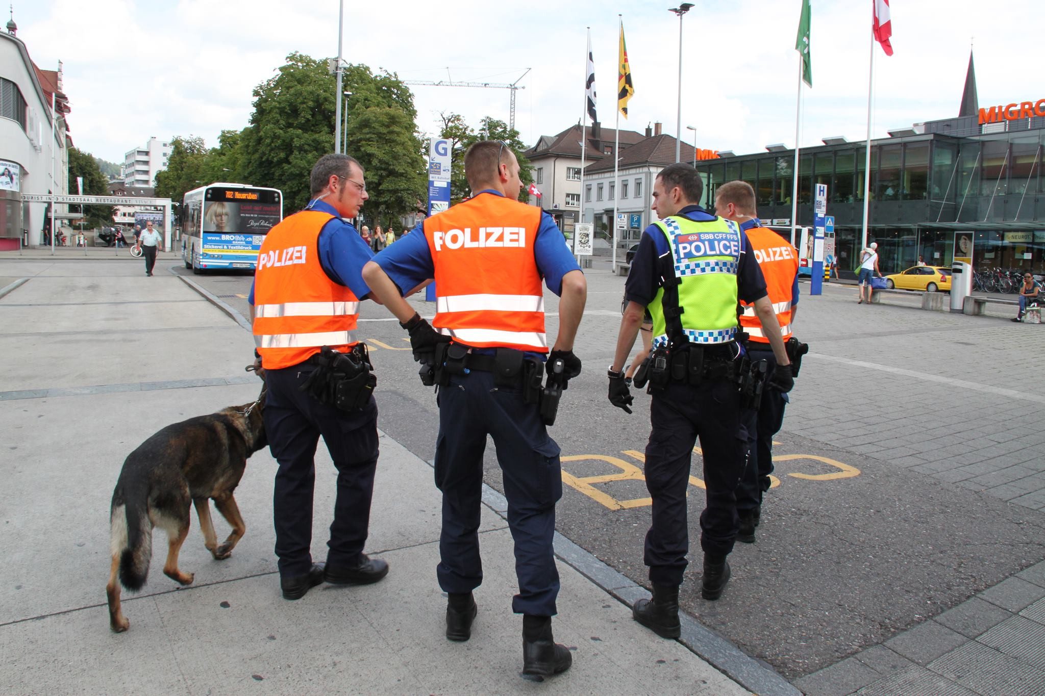 Die Kapo St.Gallen sorgt für die öffentliche Sicherheit. (Bildquelle: Kapo St.Gallen)